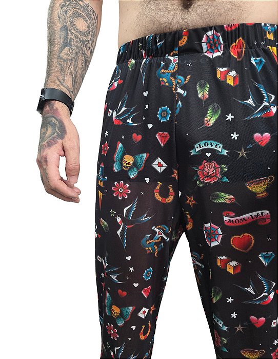 Calça Tatuagem Preta