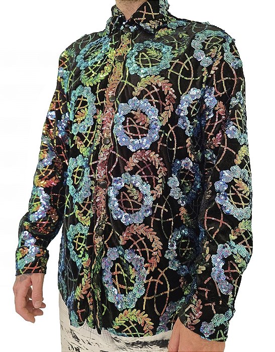 Camisa Rubia Manga Longa