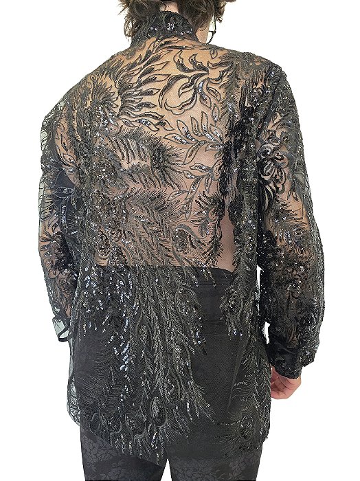 Camisa Pavão Preto