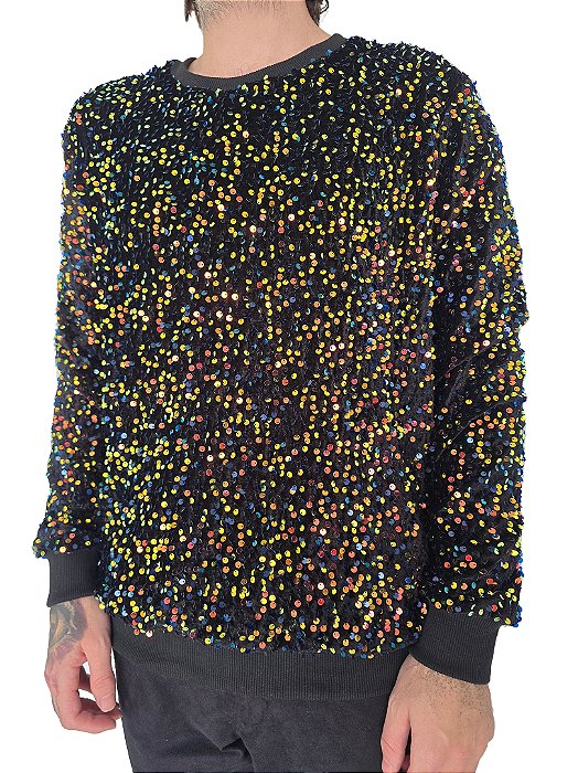 Moletom Brilhante Colorido