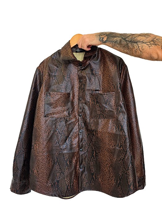 Camisa Cobra Marrom