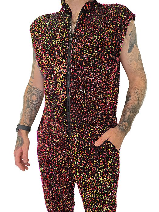 Macacão Confete Vermelho