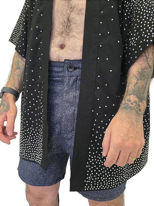 Kimono Estrelar Preto