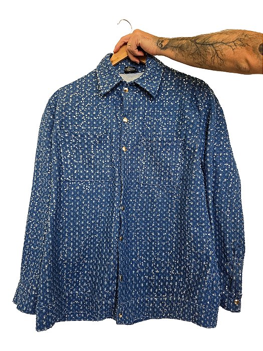 Jaqueta Brilho Jeans Escuro