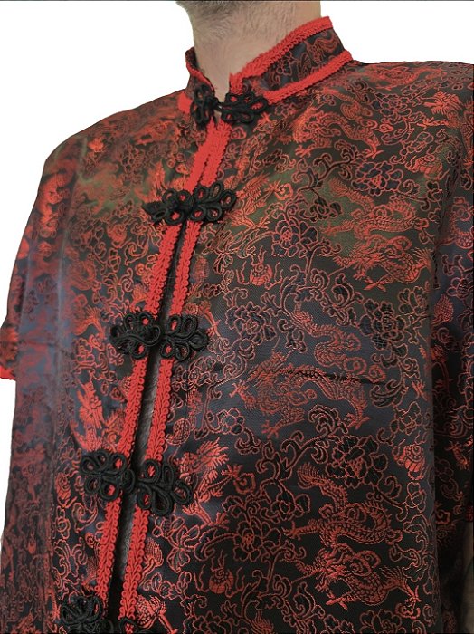 Camisa Japonesa Vermelha