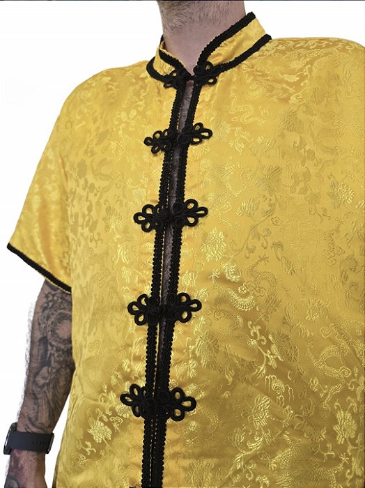 Camisa Japonesa Amarela