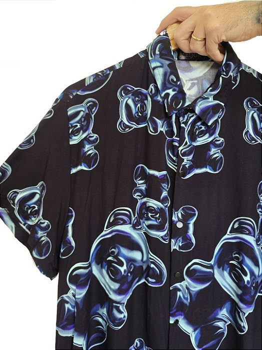 Camisa Urso Manga Curta