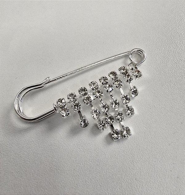 Broche Chuva de Prata