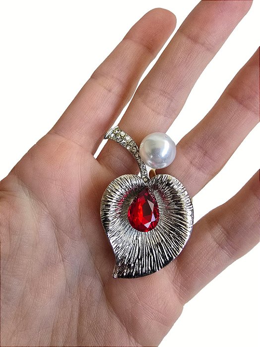 Broche Folha Rica