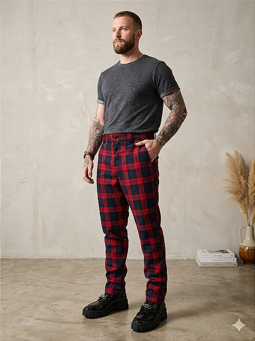 Calça Xadrez Escocês