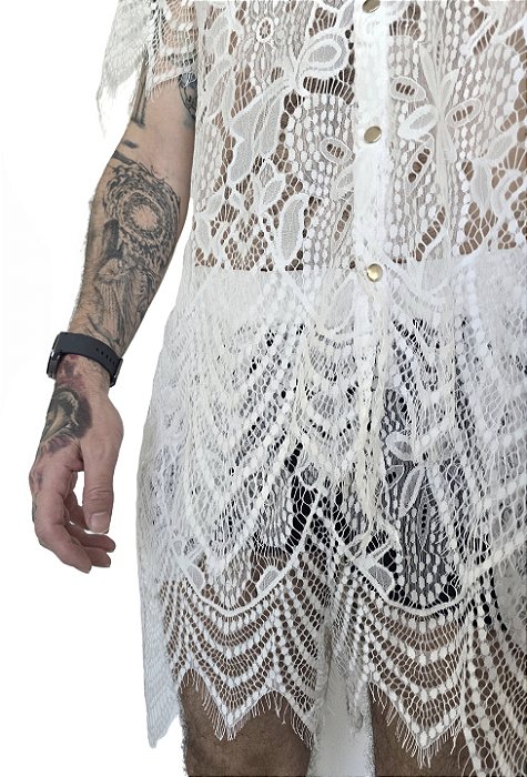 Conjunto Renda Branca