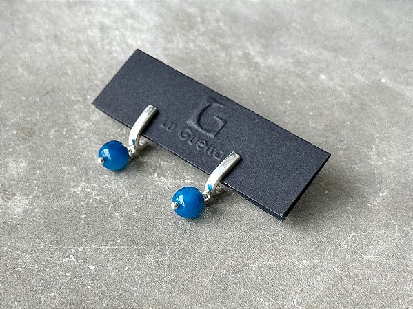 BRINCO MINI GÔNDOLA BLUE LACE ÁGATA