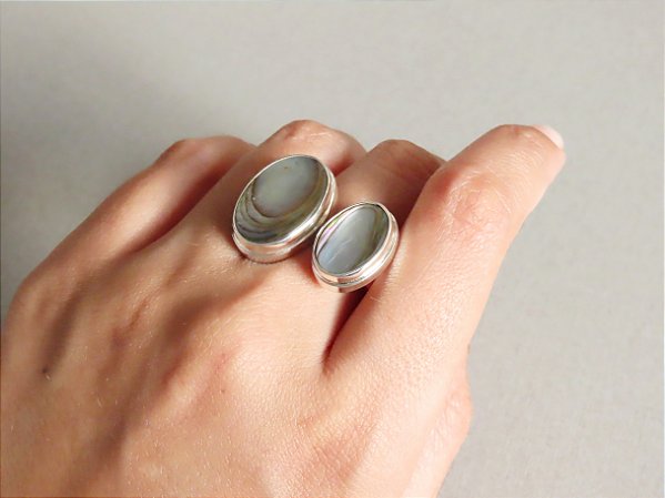 ANEL ABALONE DUAS CAIXAS