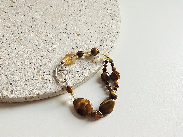 PULSEIRA EXÓTICA OLHO DE TIGRE