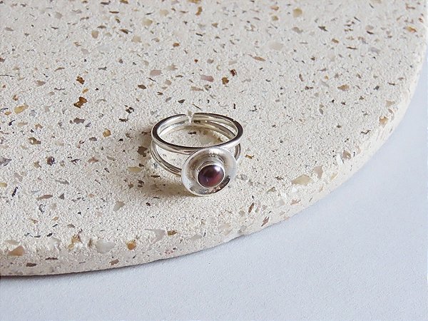 ANEL CONCHA PÉROLA NEGRA