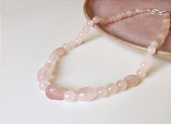 COLAR QUARTZO ROSA II QUARTZO ROSA