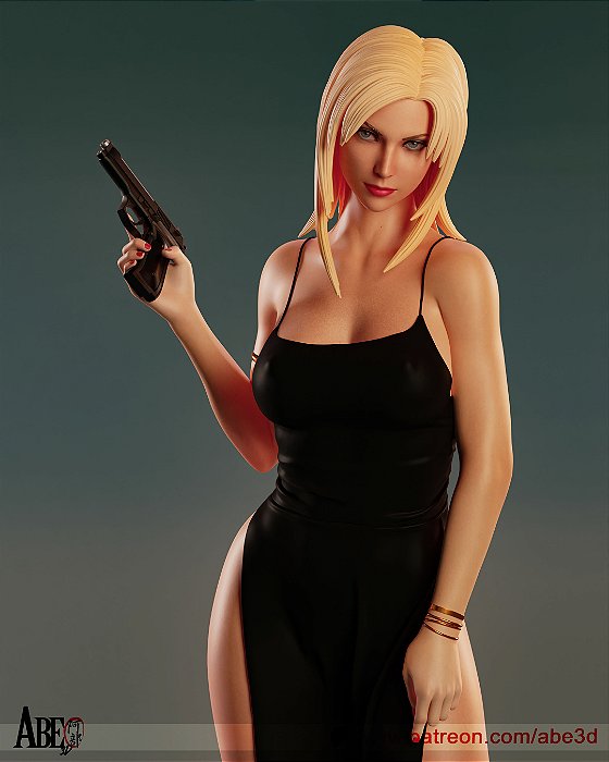 Figure Aya Brea - Parasite Eve - Colecionável em Resina
