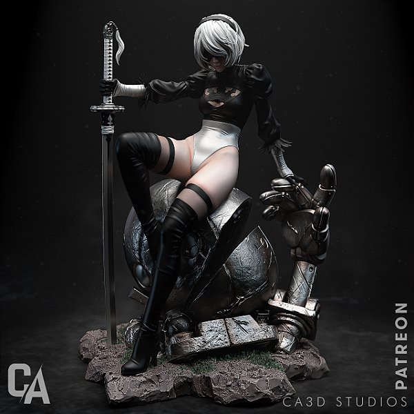 Diorama 2b - Nier Automata - YorHa - Colant