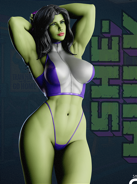 Figure She-Hulk Colant - Colecionável em Resina