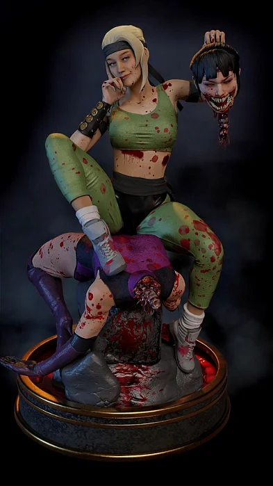 Figure Sonya Blade e Mileena - Mortal Kombat Classic