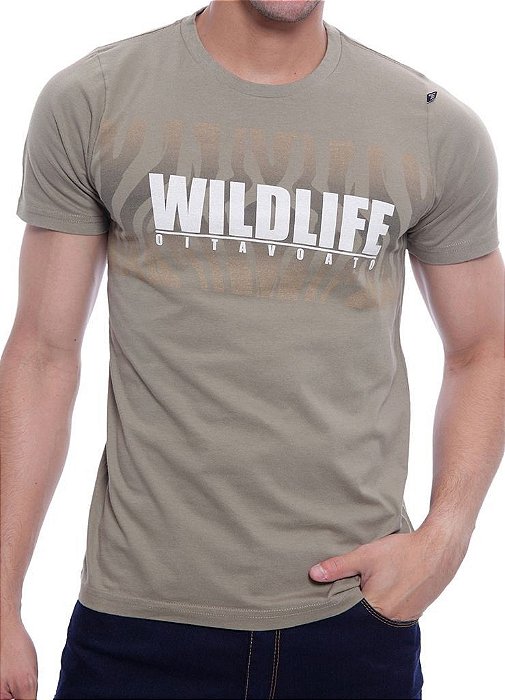 Camiseta Oitavo Ato Wildlife Verde Island