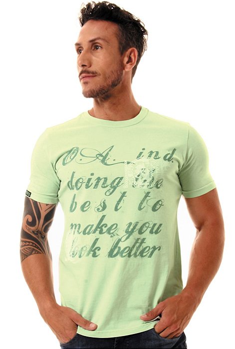 Camiseta Oitavo Ato Better Soft Green