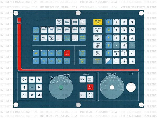 Teclado de Membrana para CNC Fagor Op-8055-tc