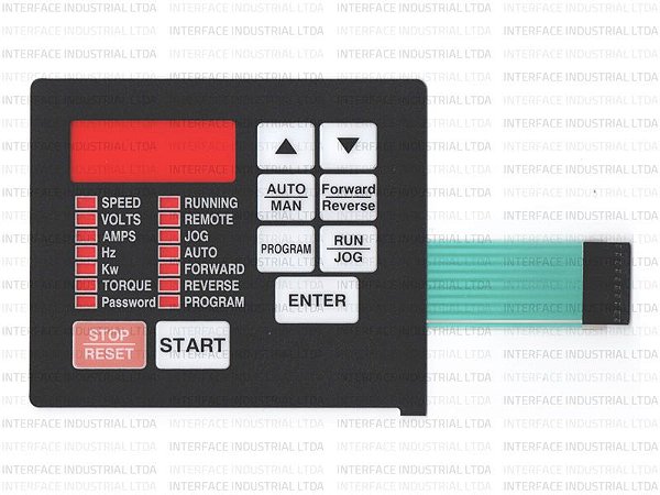 Teclado de Membrana para Inversor de Frequência Reliance Electric