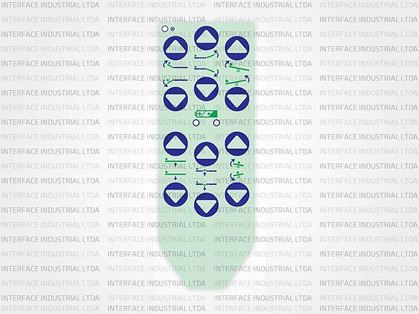 Teclado de Membrana para Mesa Cirúrgica Ortosintese