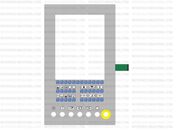 Teclado de Membrana para Injetora Romi CM15
