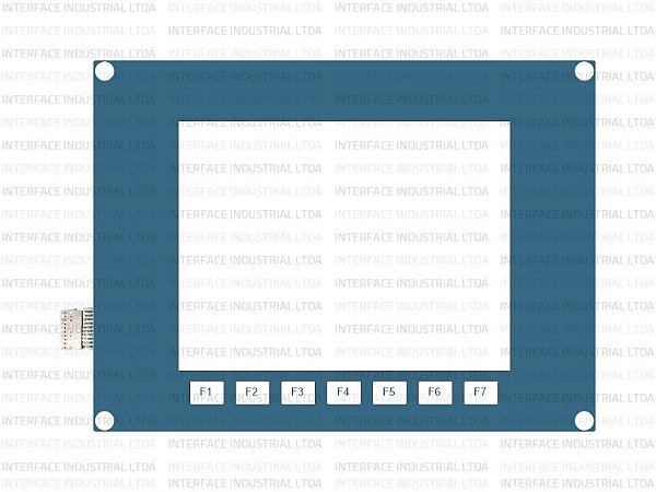 Teclado de Membrana para Monitor CNC Fagor 8055
