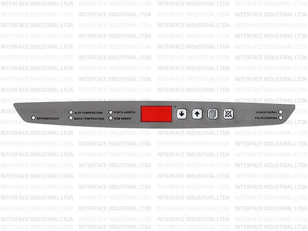 Painel de Membrana para Freezer Microprocessado 349-FV