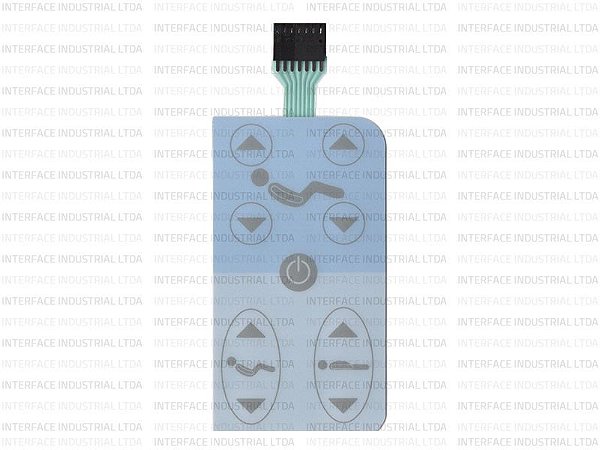 Teclado de membrana para Cama Hospitalar Linet - IP0902
