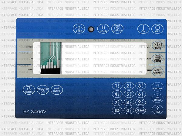 Teclado de Membrana para Balança Digi-Star EZ 3400V