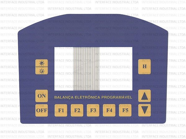 Teclado de Membrana para Balança PTM Graphic