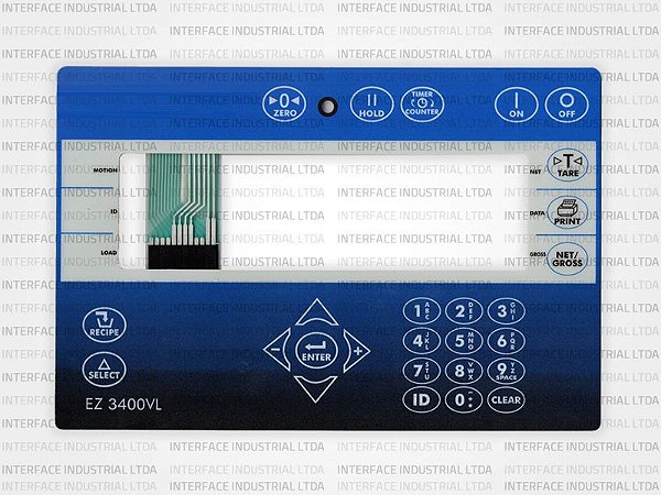 Teclado de Membrana para Balança Digi-Star EZ 3400VL