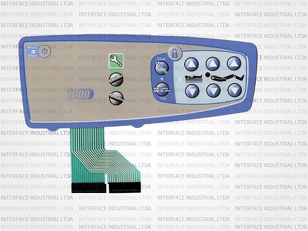 Teclado de membrana para Cama Hill-Rom 1000 - IP0910