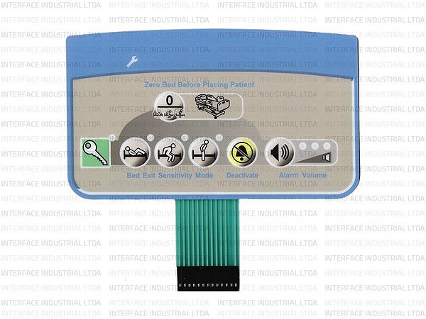 Teclado de membrana para Cama Hill-Rom CareAssist - IP1111