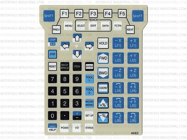 Painel de Membrana para FANUC Teach Pendant MHE2