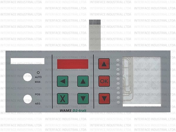 Teclado de Membrana para Máquina WAMS D2-trak