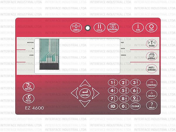 Teclado de Membrana para Balança Digi-Star EZ 4600