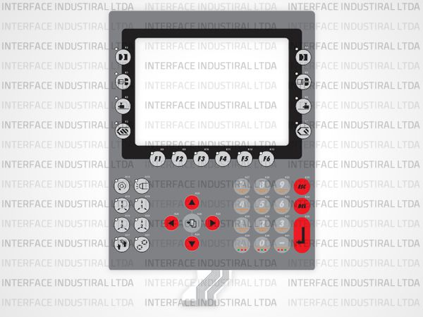 Teclado de Membrana Máquina Sandretto B&R