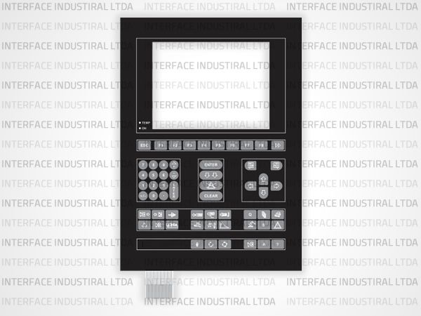 Teclado de Membrana para injetora Engel