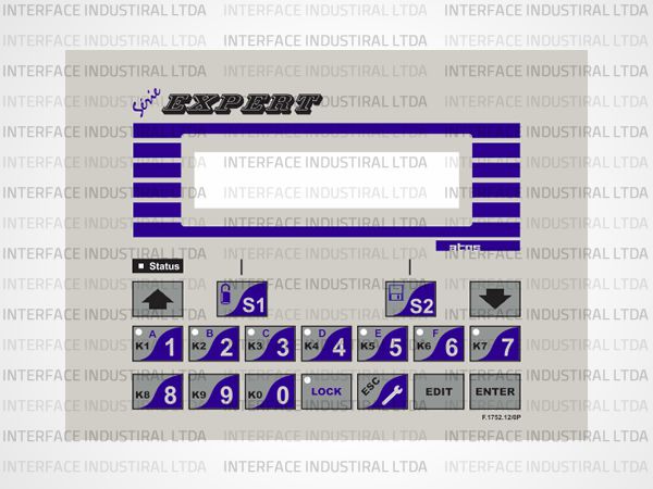 Painel de Membrana para Série Expert F1752.12/0P
