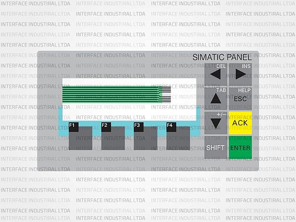 Teclado de Membrana para IHM Siemens Simatic Panel OP73