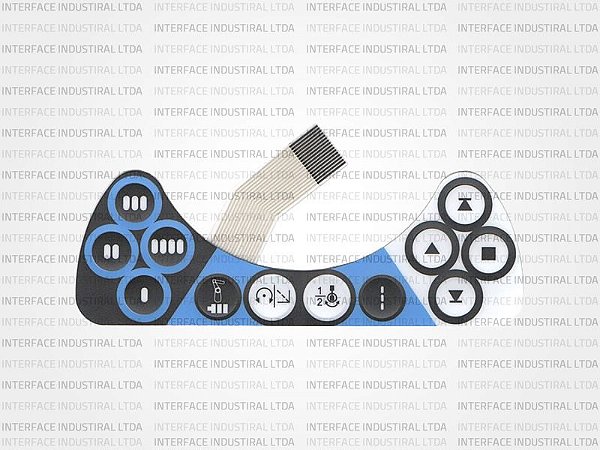Teclado de Membrana para Controlador ABB IRC5
