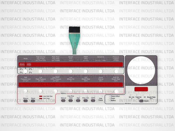 Teclado de Membrana para Ventilador Bird 8400 STI