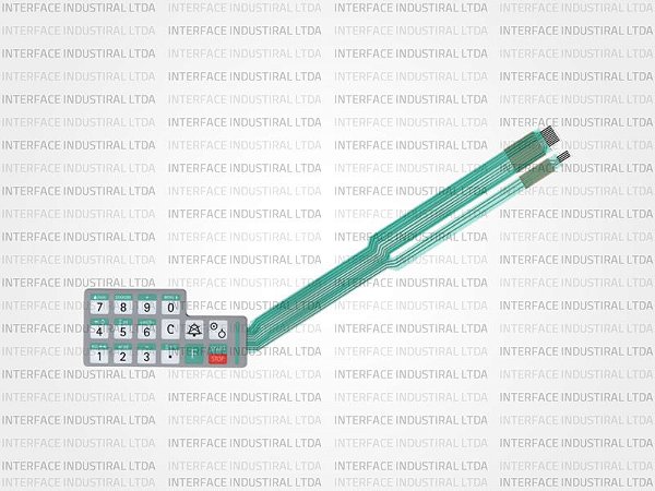 Teclado de Membrana para bomba de infusão BBraun Infusomat Compact