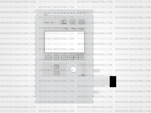 Teclado de Membrana para Aparelho Fuji Maximus K. Takaoka
