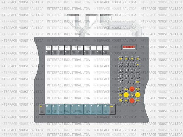 Teclado de Membrana para IHM Beckhoff CP7021-1046-0010
